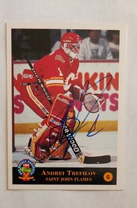 1994 Classic #181 In Person Auto Andrei Trefilov Saint John Flames