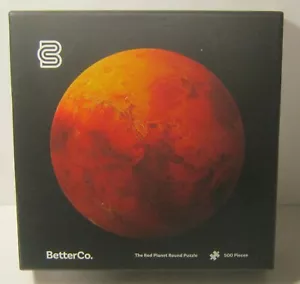 BetterCo. THE RED PLANET Round 500 Piece Jigsaw Puzzle NEW in Open Box!!! - Picture 1 of 2