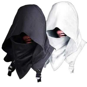 Cyberpunk Schurke Kutte Kapuze Schal Winter Unisex Halswärmer Kostüm Kapuzenmütze - Bild 1 von 26
