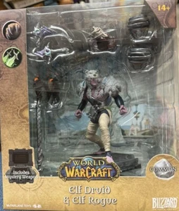 🔥McFarlane Toys WORLD of WARCRAFT- ELF DRUID & ELF ROGUE-Blizzard-Video Game📈 - Picture 1 of 3