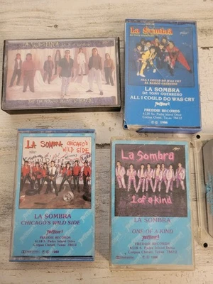 La Sombra 4 Cassette Lot/Tejano/VINTAGE  - Image 1 of 4