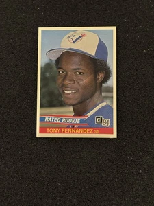 1984 Donruss #32 Tony Fernandez RC Toronto Blue Jays Baseball Card - Picture 1 of 2