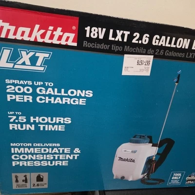 Pulverizador de mochila Makita XSU01Z 18V LXT Li-Ion 2,6 gal (solo herramienta) nuevo Foto 1 de 4