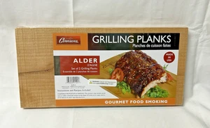 New Set Of 2 Camerons Alder Outdoor Grilling Planks 5.5" x 11.5" x .375" USA - Picture 1 of 5