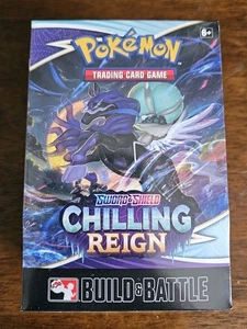 Pokemon Juego de Cartas Coleccionables Espada y Escudo Sellado Chilling Reign Caja de Construcción y Batalla Nuevo - Imagen 1 de 1