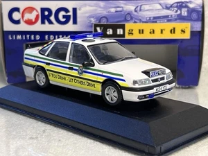 Corgi Vanguards 1:43 VA13102 Vauxhall Cavalier Mk3 Sri Merseyside Police Boxed - Imagen 1 de 12