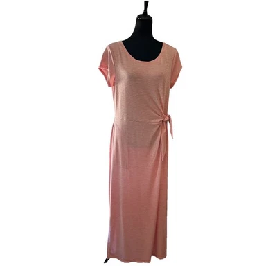 Maxi vestido para mujer T By Talbots grande a rayas cómodo Foto 1 de 4