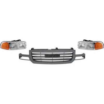 Grille Grill for GMC Sierra 1500 Classic Truck 2500 2003-2004 Foto 1 de 4