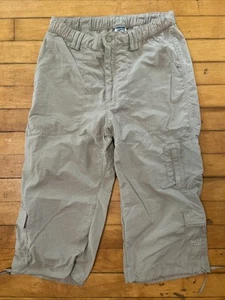 Girls North Face Cropped Cargo Capri Shorts Pants Size Large - Picture 1 of 5