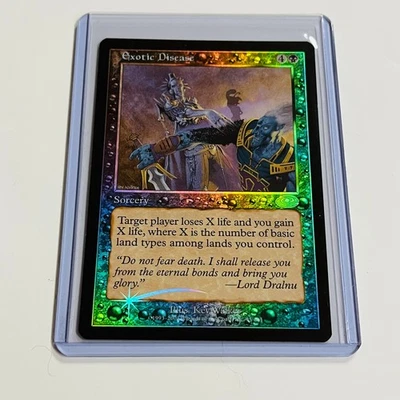 2001 Magic: The Gathering PLANESHIFT Exotic Disease FOIL 43/146 NM - Image 1 of 2