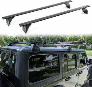 Passend für 2007-2021 Jeep Wrangler JK JL Unlimited 2 D 4 D Cross Bars Crossbars - Picture 1 of 8