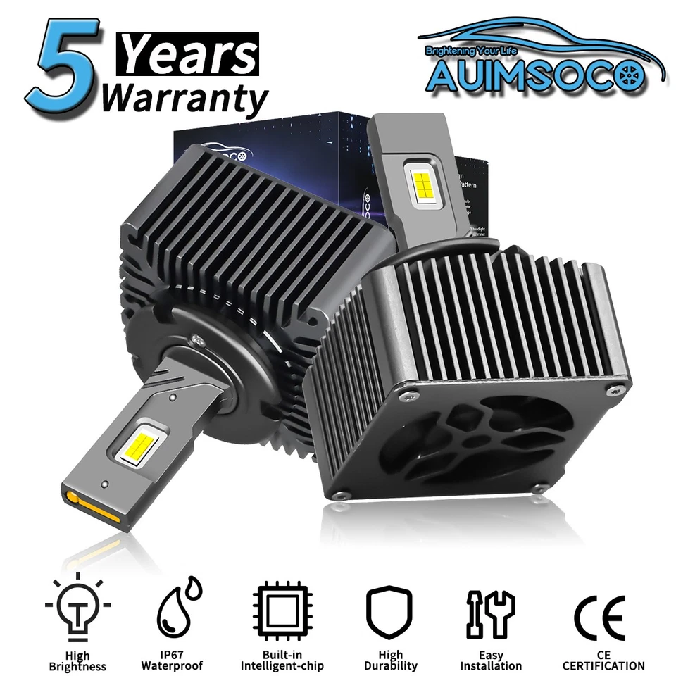 Para Fiat 500X 2020-2021 Deportivo Utilitario 4 Puertas 1.3L Faro LED HID Reemplazar Bombilla Foto 1 de 4