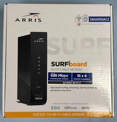 Arris Surfboard SBG6950AC2 Cable Modem-NEW Sealed! - Image 1 of 3