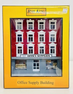 MTH RailKing 4 pisos suministros de oficina edificio montado 30-9013 nuevo Foto 1 de 4