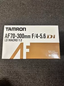 New TAMRON Zoom Lens AF70-300mm F4-5.6 Di MACRO for SONY D Mount A17S With Box - Picture 1 of 3