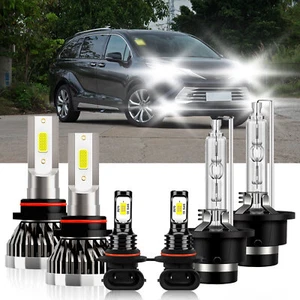 6Pcs LED HID Headlight + Fog Light Bulbs Combo 6000K For Toyota Sienna 2006-2010 - Bild 1 von 12