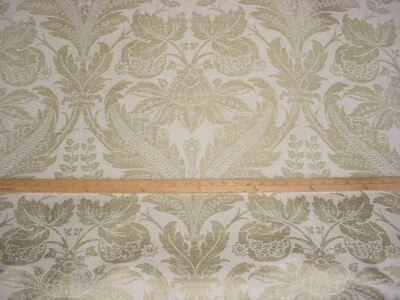 Tela de tapicería 10-5/8Y GP & J Baker BP10144 damasco veneciano dorado blanco Foto 1 de 4