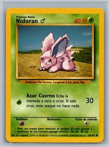 Pokemon TCG SPANISH Nidoran #55/102 READ CCG Base Set - Picture 1 of 2