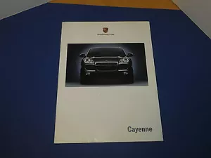 Porsche Cayenne 2002/2003 folleto literario de ventas publicitarias - Imagen 1 de 3