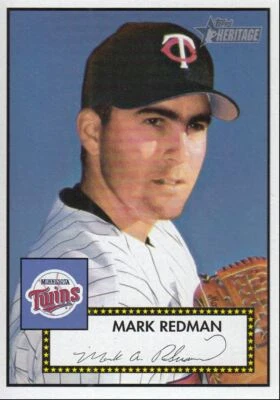 2001 Topps Heritage Red Back Mark Redman Minnesota Twins #43 - Image 1 of 2