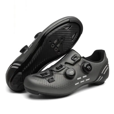 Zapatos de bicicleta atléticos profesionales para hombres y mujeres Zapatos de ciclismo de carretera con bloqueo automático  Foto 1 de 4