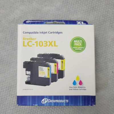 Brother LC103XL Tri-Color Ink Cartridges DataProducts - Image 1 of 4