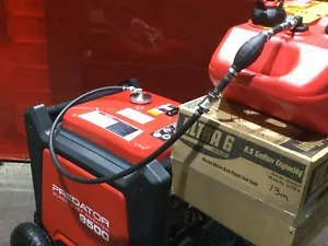 PREDATOR SUPER QUIET 9500 GENERATOR 6.5 GAL EXTENDED RUN MARINE FUEL SYSTEM - Picture 1 of 7