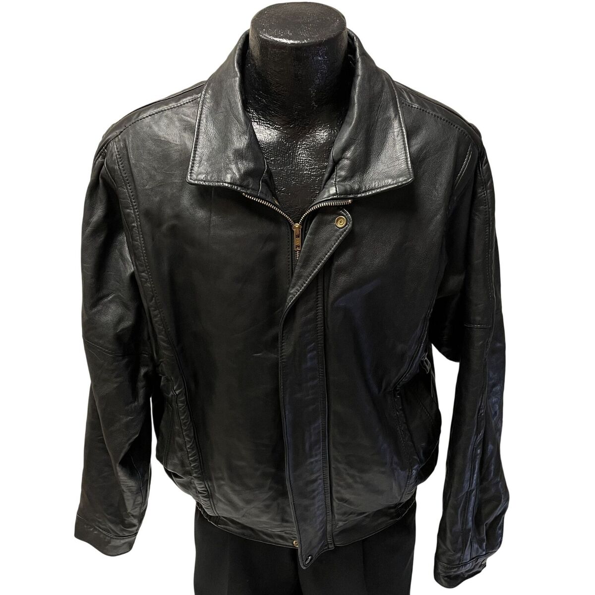 Black Leather 1990s Vintage Outerwear Coats & Jackets for Black Leather 1990s Vintage Outerwear Coats & Jackets for