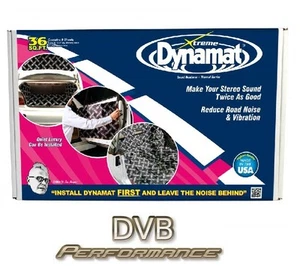 DYNAMAT Xtreme Bulk Sound Deadening Pack new BLACK 36sq ft 9 Sheets 18"x32" - Picture 1 of 1