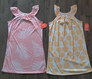 Wonder Nation Girls Nightgowns Sleepwear Bundle Of 2 Size Plus Large (10-12) New - Picture 1 of 9