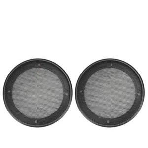 Cubierta de altavoz de 5" pulgadas círculo decorativo de metal 1 par - Imagen 1 de 4