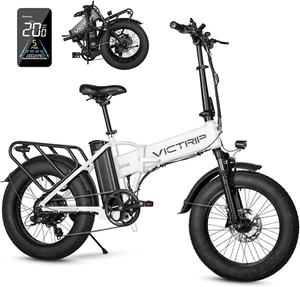 Electric Bike for Adult 750W 48V 20.8AH 30MPH 75Miles 20'' Fat Tire City E-bike - Picture 1 of 23