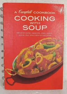 A Campbell Cookbook Cooking with Soup VTG 1982 15th Printing HardCover Spiral - Picture 1 of 3