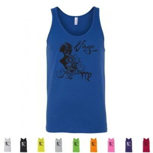 Virgo Horoscope Astrology Gift Zodiac Signs Graphic Mens Tank Tops - Picture 1 of 11