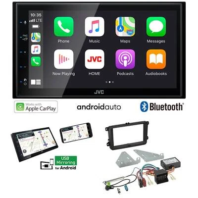 JVC KW-M560BT Autoradio Apple CarPlay Android für Volkswagen VW Passat Canbus - Bild 1 von 4
