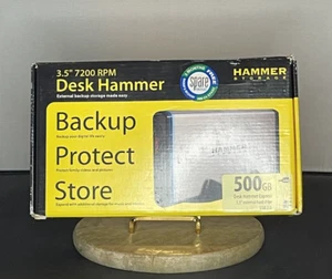 Desk Hammer 3.5 7200 Rpm External Backup Storage 500gb - Picture 1 of 12