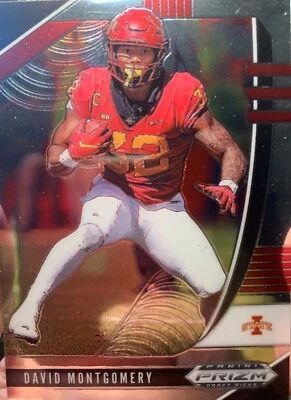 David Montgomery 2020 Panini Prizm Draft Picks #27 - Iowa State - Detroit Lions - Image 1 of 2