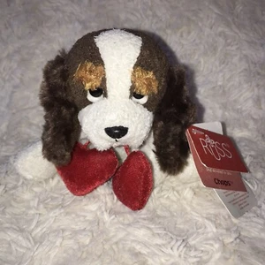 BOLSA RUSS BERRIE LUV MASCOTAS CACHORRO FRIJOLES JUGUETE SUAVE PERRO ""Chups"" Raro con etiquetas - Imagen 1 de 11