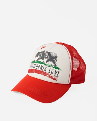 Sombrero de camionero para mujer BILLABONG PITSTOP - RQC0 rojo - talla única - nuevo con etiquetas Foto 1 de 4