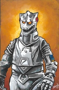 Mechagodzilla 1974....original acrylic paint illustration - Picture 1 of 3