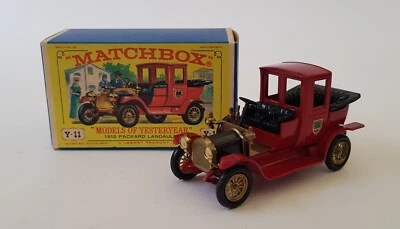 Matchbox M Di YY No. Y-11, 1912 Packard Landualet, - Condizioni Eccellenti - Immagine 1 di 4