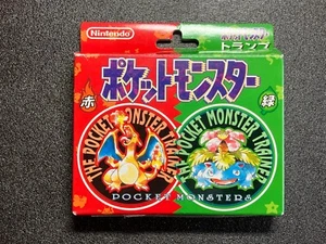 Pokemon Japanese Poker Playing Cards Charizard Venusaur Deck Red Green 108 Cards - Picture 1 of 23