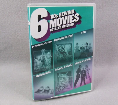80's Rewind Movies (6 DVD Set) Raising Arizona, 9 to 5, Romancing The Stone - Image 1 of 4