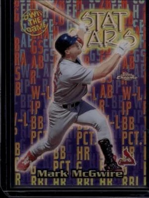 2000 Topps Chrome Own the Game Refractors #OTG6 Mark McGwire St. Louis Cardinals - Image 1 of 2