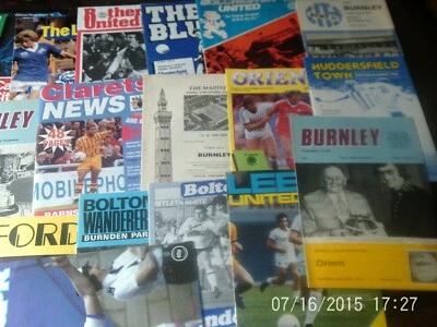 Burnley v Bolton wanderers Lancashire Manx cup 5/08/1989   1989-90 season - Image 1 of 2