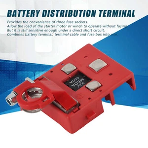 Batteries Distribution Terminal Fused Connector Post 32V 400A For Car Caravan - Picture 1 of 20