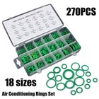 270X Assortment Kit Car Hnbr A/C System Air Conditioning O Ring Seal Accessories