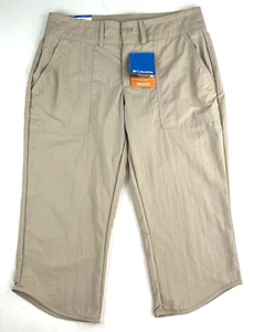 Columbia Damen Summerdry Kniehose Größe S Capri Beige UPF 50 Omni Shield Neu - Bild 1 von 14