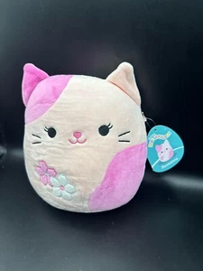 Peluche nuovo con etichette 8" Roseanne the Sakura Calico gatto squishmallow esclusivo tema caldo - Foto 1 di 2