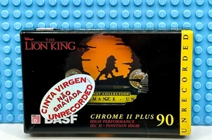 BASF "LION KING" 1995 90 TYPE II BLANK CASSETTE TAPE (1) (SEALED) - Picture 1 of 3